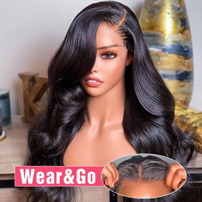 Jual 6x4 Glueless Wig Human Hair Ready To Wear And Go Preplucked