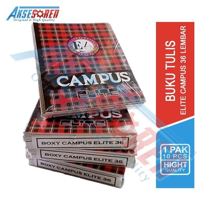 Gambar Aksesoren Buku Tulis Boxy Elite Campus [36 Lembar/1 Pak/10 Buku] / Write Book / Buku Kuliah Smp Sma / Buku Catatan Tugas - 36 Lembar dari Aksesoren undefined Tokopedia