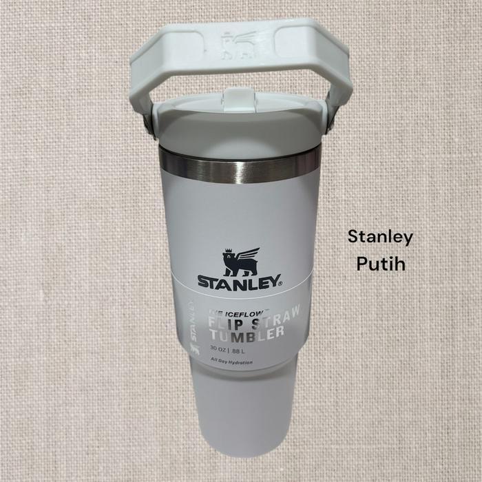 Gambar ND- RJ Botol STANLEY Flip Straw Frost Some Colours Tumbler Cup 887ml 30oz - Putih dari Murni07 olshop undefined Tokopedia
