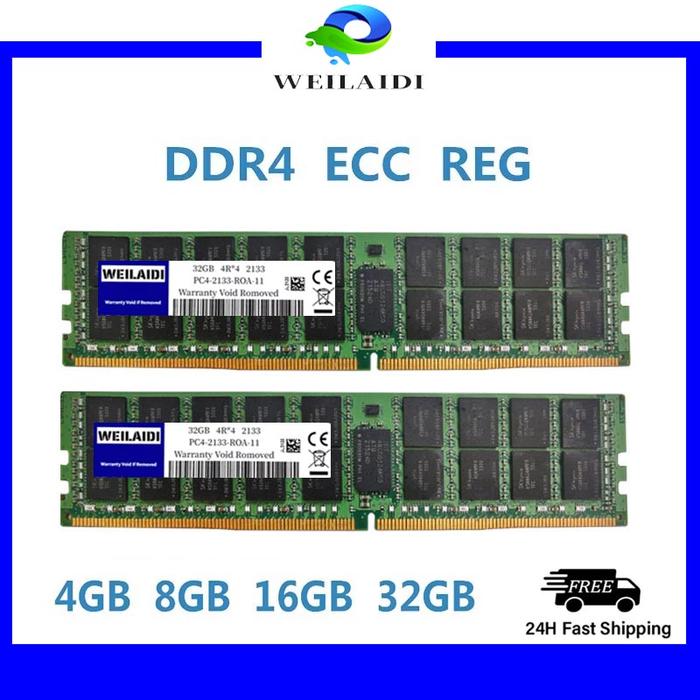 Jual DDR4 Server Memory Ram 16GB 8GB 32GB 64GB PC4 2400MHz 2133MHz