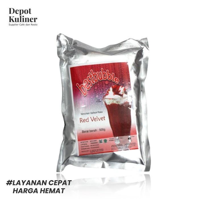 Gambar Taro Bubuk Minuman Ice Blended Bubble Powder 500 Gram - Red Velvet dari Depot Kuliner undefined Tokopedia