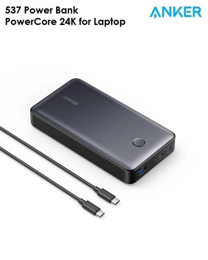 Gambar ANKER A1379 - 537 Power Bank PowerCore 24K for Laptop - 24000mAh - BLACK dari Kenza Angelica undefined Tokopedia