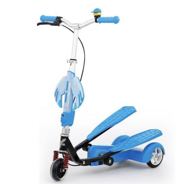 Jual scooter genjot pedal skuter otopet vita wings led lampu+musik