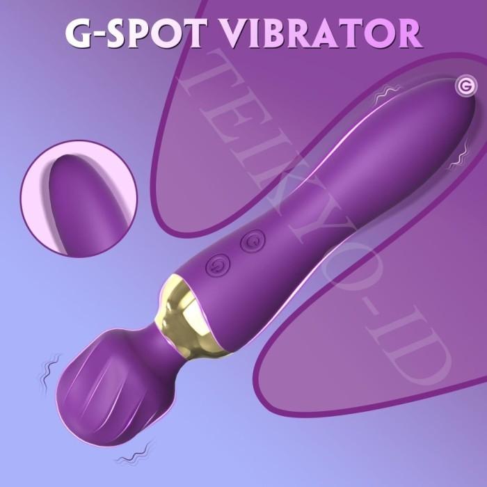 Gambar Magic Wand 2 In 1 Vibrator Sex Toys Vibratorr Wanita Alat Bantu Seksualitas Wanita Berkualitas - Ungu dari AKSESORIS TOPII undefined Tokopedia