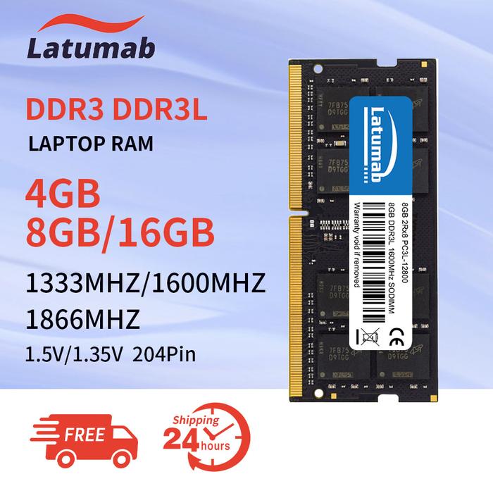 Jual Latumab DDR3L DDR3 8GB 4GB 16GB Laptop Ram PC3 1333 1600