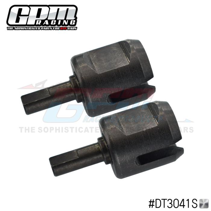Tamiya DT-03 Upgrade Aluminum Differential Joint - Orange (1 Pair)