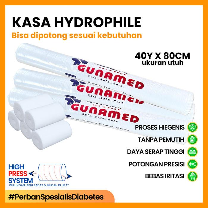 Gambar Kasa Hydrophile Roll Gulung Panjang Besar 40y x 80cm - UTUH dari Indokasa store undefined Tokopedia