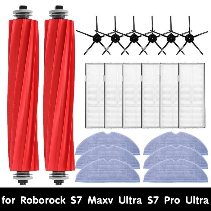 Gambar Hepa Filter Main Side Brush Mop Dust Bag Cleaning Rolling Brush for Roborock S7 Maxv Ultra S7 Pro Ultra Robot Vacuum Accessories dari iibbuummaaggiirraahhh undefined Tokopedia