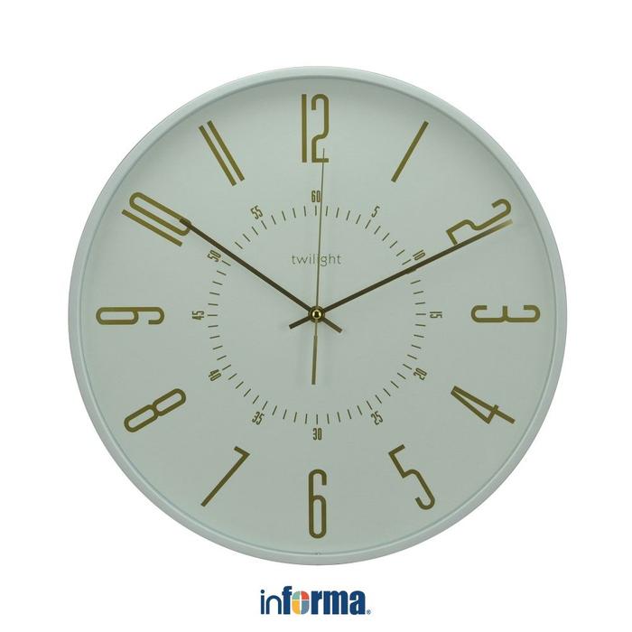 Gambar INFORMA JAM DINDING 40 CM 6946 - PUTIH - Putih dari Informa Indonesia_NEW undefined Tokopedia