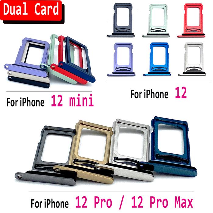 Sim Tray Dual Sim Adapter Iphone 12 IPhone 12 Pro 12 Pro Max Dual
