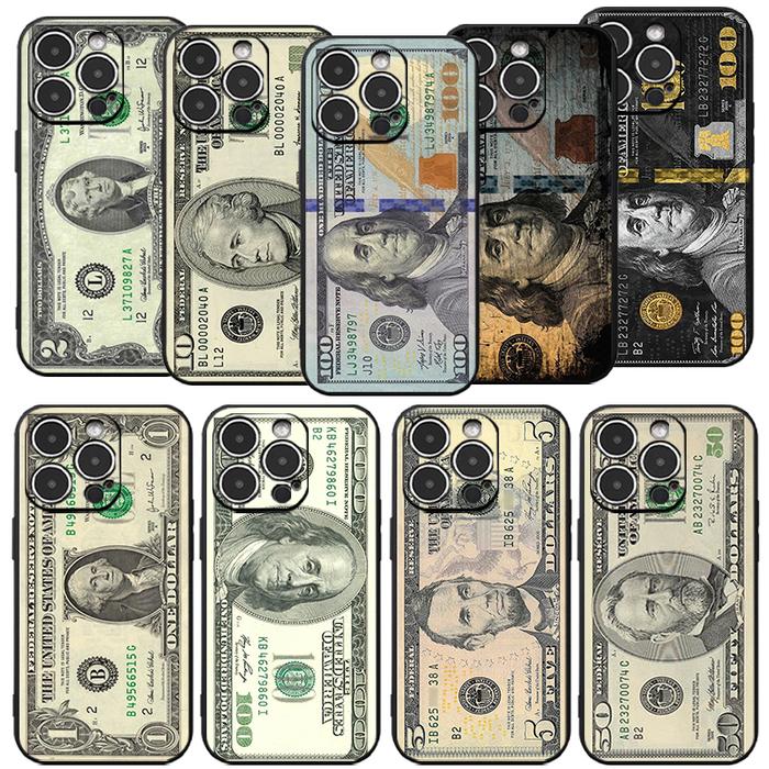 Jual Luxury Dollar USD Cash For iPhone 15 14 13 12 11 Pro Max 6S