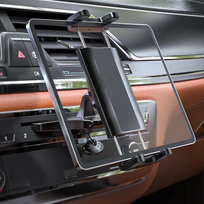 Cd Slot Car Tablet Mount For 4-13in Ipad Phone Universal Cd Player Tablet  Holder With 360 Rotation For Ipad 3-129 Inch