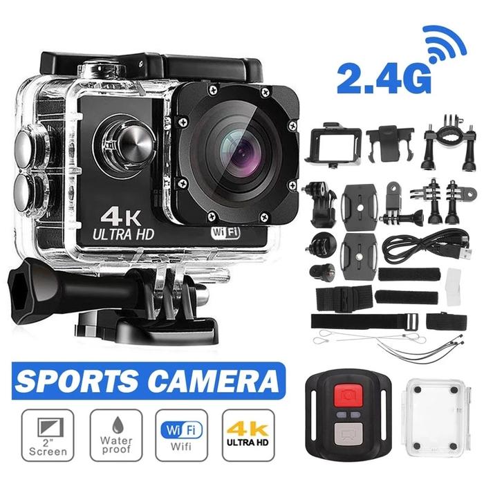 Jual Ultra HD 4K Action Camera 1080P/30FPS WiFi 170D