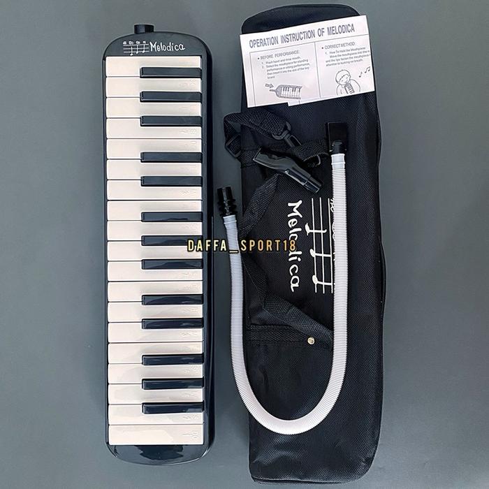 Gambar PIANIKA MELODICA TAS COVER HI DAN MERAH 32 KEY - Hitam dari moqel batman undefined Tokopedia