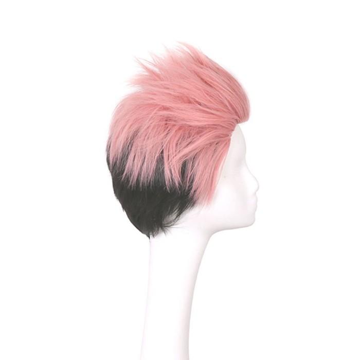 Gambar Wig / Rambut Palsu Pria Model Layer Pendek Bahan Sintetis dari ijul bengkel undefined Tokopedia