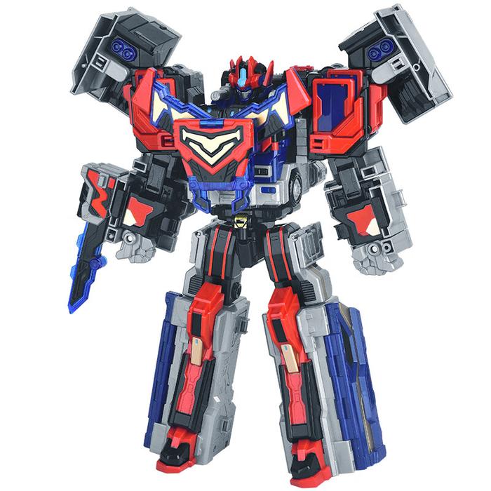 Gambar New Metal Cardbot Transforming Robot to Car Action Figures HEAVY IRON with Card Transformation Car Model Toys for Child Gift dari minfat undefined Tokopedia