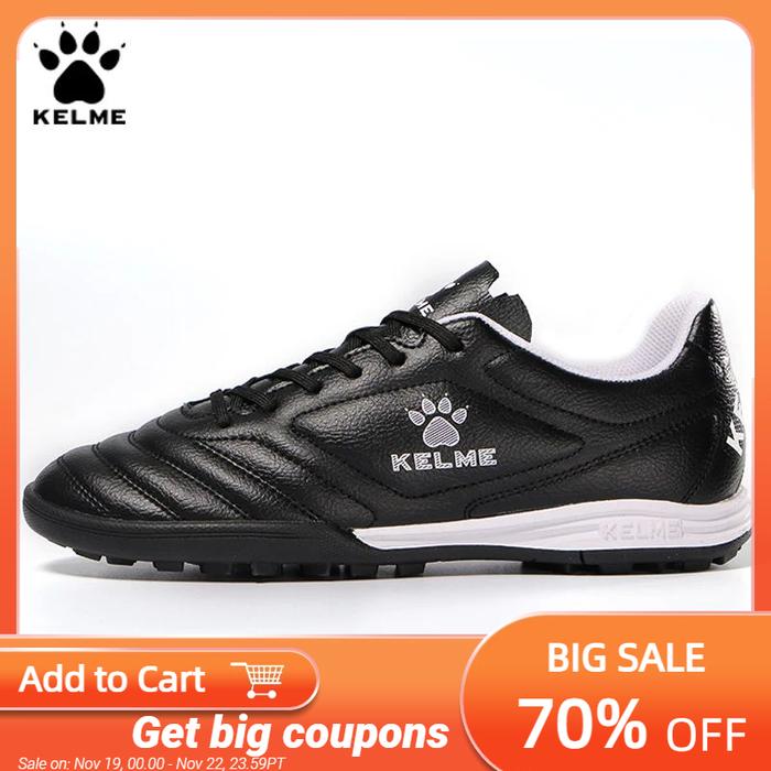 Kelme Men Training Tf Soccer Shoes Artificial Grass Anti-slippery Youth  Football Shoes Ag Sports Training Shoes 871701