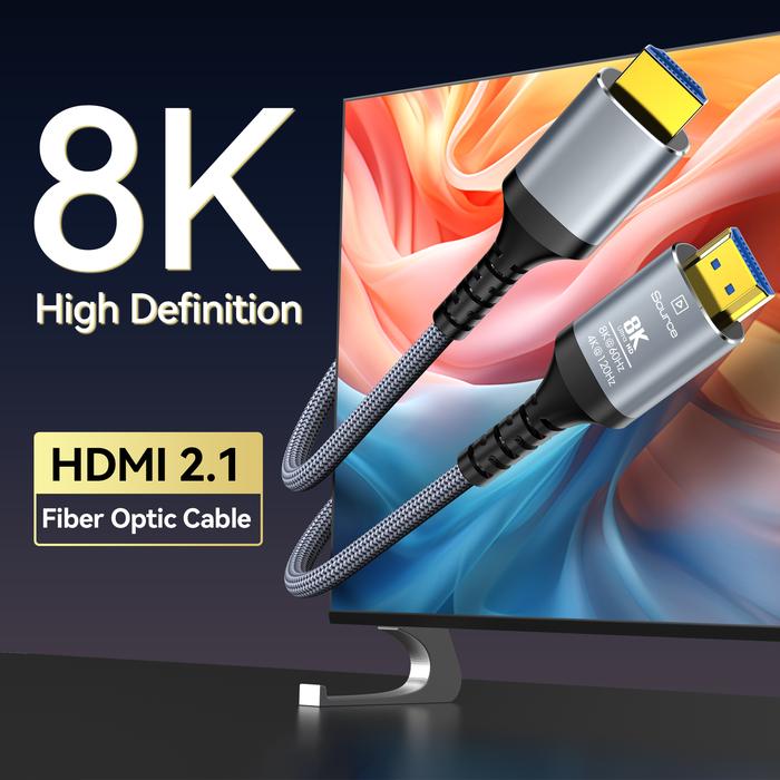 Jual 8K HDMI Fiber Optic Cable 8K60Hz 4K120Hz HDMI Cable