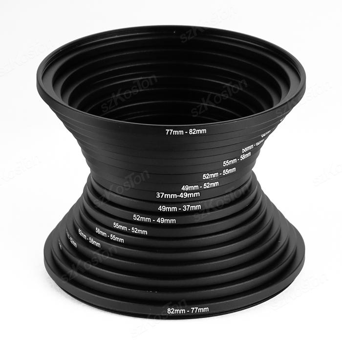 Jual 18pcs Camera Lens Filter Step Up Down Ring Adapter Metal