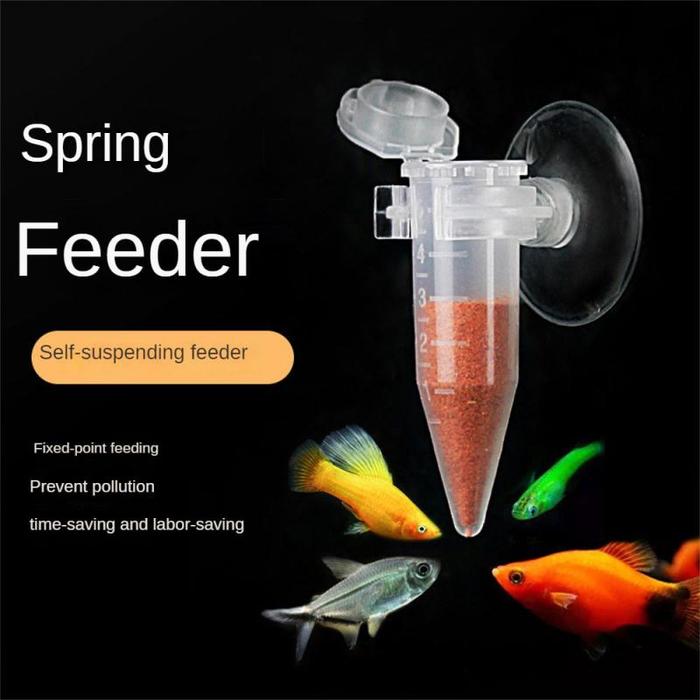 Jual Automatic Fish Feeder Brine Shrimp Eggs Feeder Red Worm - Technical View