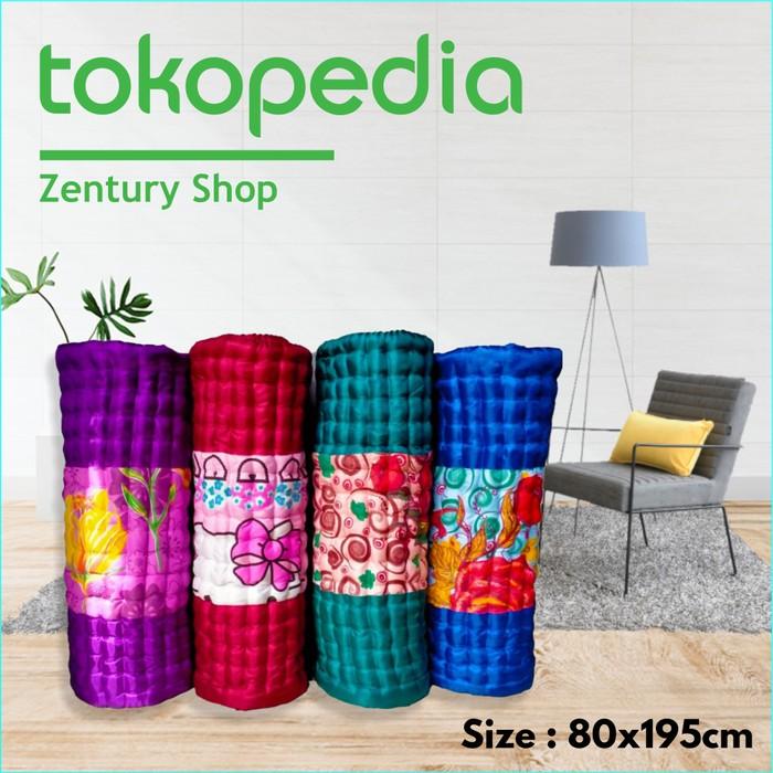 Gambar Kasur lantai lipat gulung palembang 80x195cm - Random dari Zentury Shop undefined Tokopedia