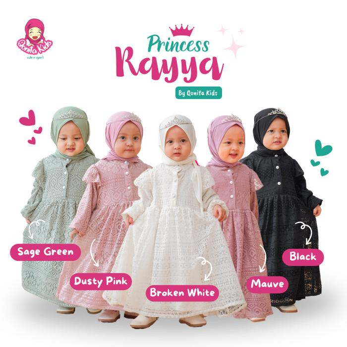 Jual Killia Qonita Kids Princes Raya Set (0 10th) Gamis Anak