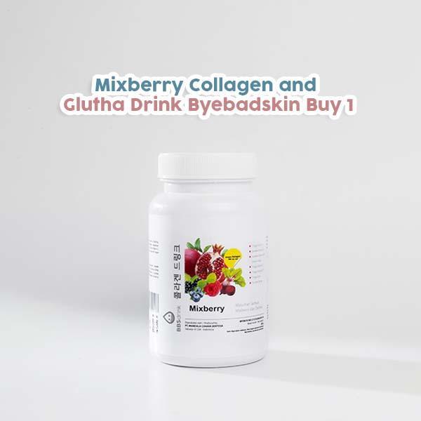 Gambar I_C Byebadskin Mixberry Collagen and Glutha Drink - Byebadskin - BUY 1 dari to up foods undefined Tokopedia