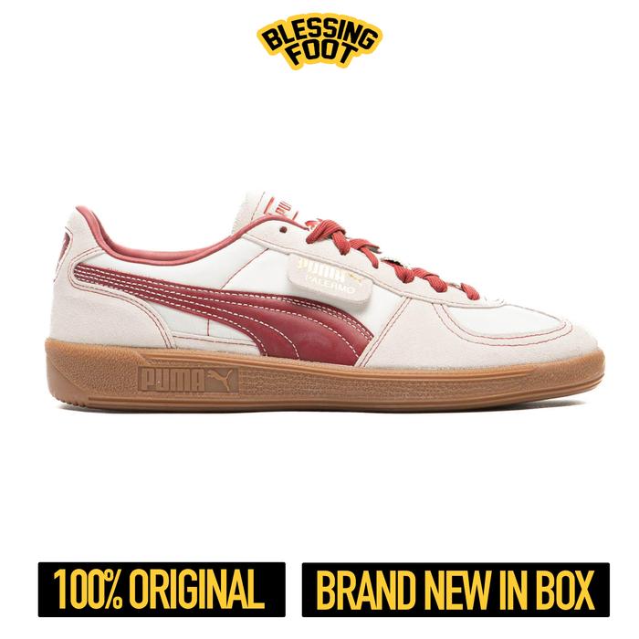 ◆PUMA◆ Palermo OG Warm White Red 38301114 383011-14 Puma Palermo OG Warm White Intense Red Men Unisex Casual