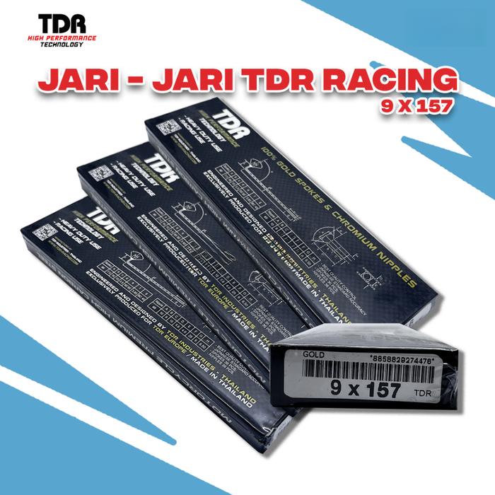 Gambar Jari-Jari TDR GOLD Ukuran 157 Supra X 125 Smash Shogun Ruji Velg - GOLD 157 dari Wahyudi Part undefined Tokopedia