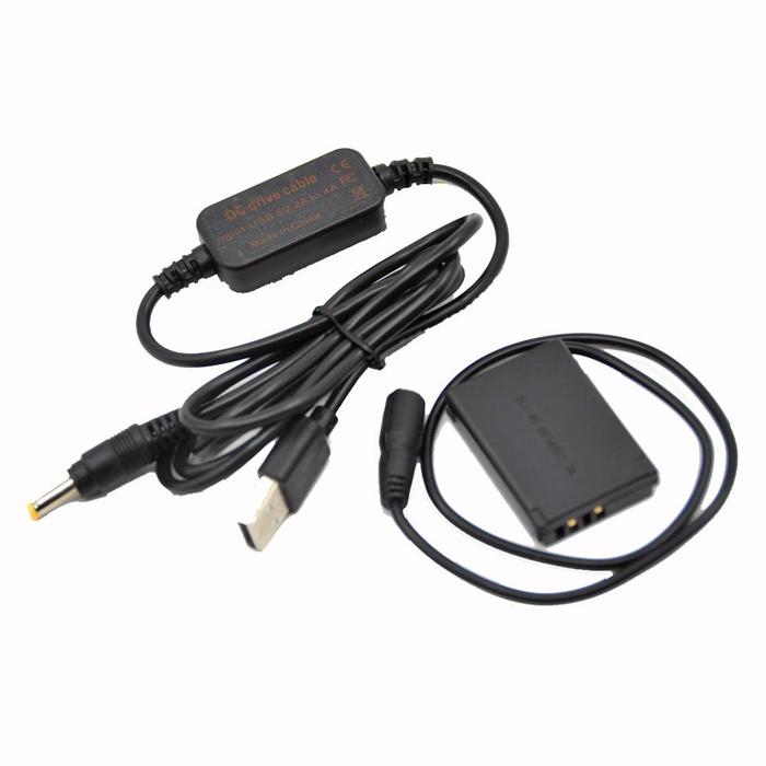 Jual Power Bank Charger 5V USB Cable+DR-110 DC Coupler NB-13L