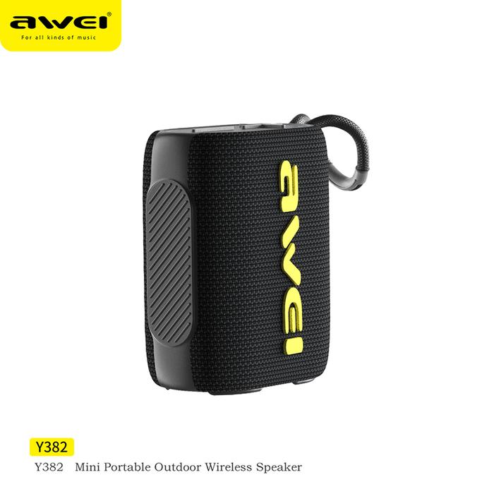 Awei Y382 Portable Wireless Bluetooth Speaker Tws Speakers Outdoor  Loudspeaker Hifi Bass Surround Music Playback Sound Box