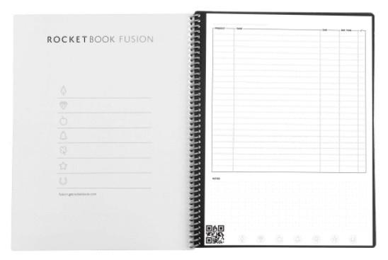 Gambar Rocketbook Fusion Smart Reusable Notebook Executive 6" X 8.8" Terpercaya dari K-Styleid undefined Tokopedia