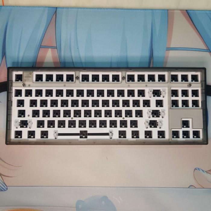 Gambar FL-CMMK MK870 Mechanical Keyboard Kit TKL - Merah Muda dari silahkan store 2 undefined Tokopedia
