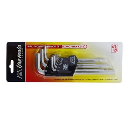 Gambar KUNCI L SET PANJANG / HEX KEY LONG SNCM +V TJAP MATA GERMANY - METRIC dari TMI Glodok undefined Tokopedia