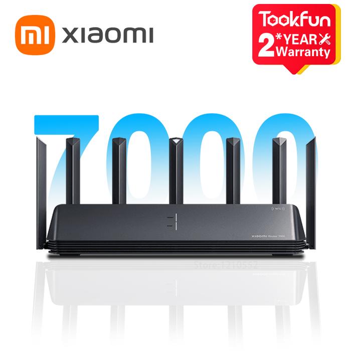 Xiaomi Mi Router Be7000 Tri-band Wifi Repeater Vpn 1gb Mesh Usb 30 Iptv X  25g Ethernet Ports Modem Signal Amplifier Pppoe