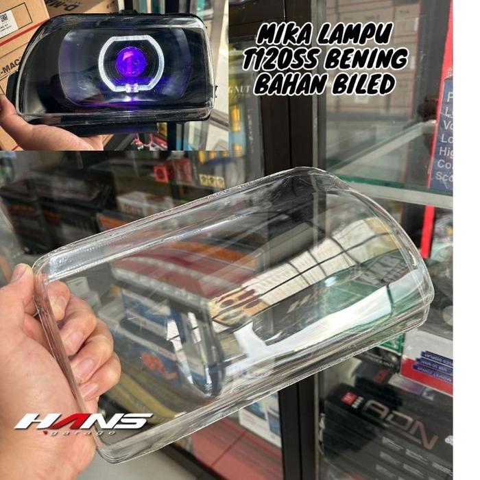 Gambar NEW mika headlamp t120ss pnp biled bahan biled lampu utama clear bening TERLARIS - kanan (sopir) dari Makmur Jaya025 undefined Tokopedia