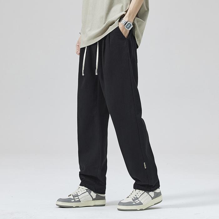 Gambar Celana Cargo Panjang Pria Korean style Regular Straight Loose Fit Celana Olahraga Cargo Pants celana Training Pria Sport Trackpants Celana jogger pria Celana kasual lurus longgar merek trendi musim semi dan musim gugur modis dan sederhana dari Felistorekuu undefined Tokopedia