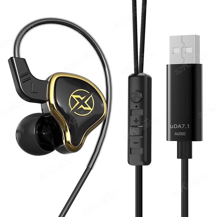 Jual USB Gaming Headphones Surround Sound Wired Headset with