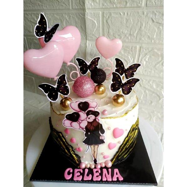 Gambar Pajangan Kue Love Cake Valentine Topper Kue Hati 2D Cake Happy Birthday 4 Pcs / Dekorasi Kue Ulang Tahun Anak Love Hati 2D Balon Love dari listiowati87688 undefined Tokopedia