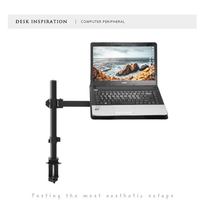 Gambar cket Monitor & Stand Lapt Dual Arm ALL FOR WORK Terlaris. - Tray Laptop dari Estate shops undefined Tokopedia