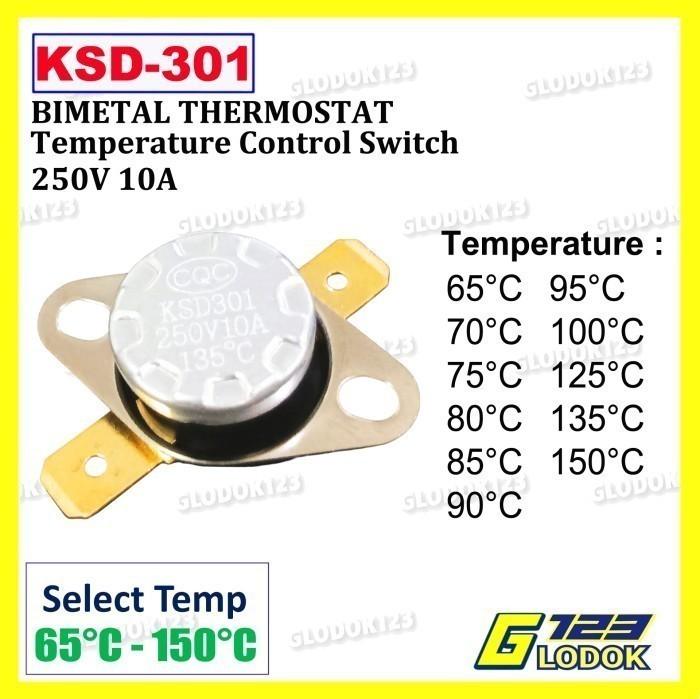 Gambar Thermostat Bimetal / Pengatur Suhu Otomatis Dispenser, Magic Com - 125° C dari Glodok123 undefined Tokopedia