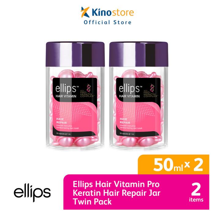 Gambar Ellips Vitamin Rambut Keratin Hair Repair Jar - Isi 2 dari nawarniwir undefined Tokopedia