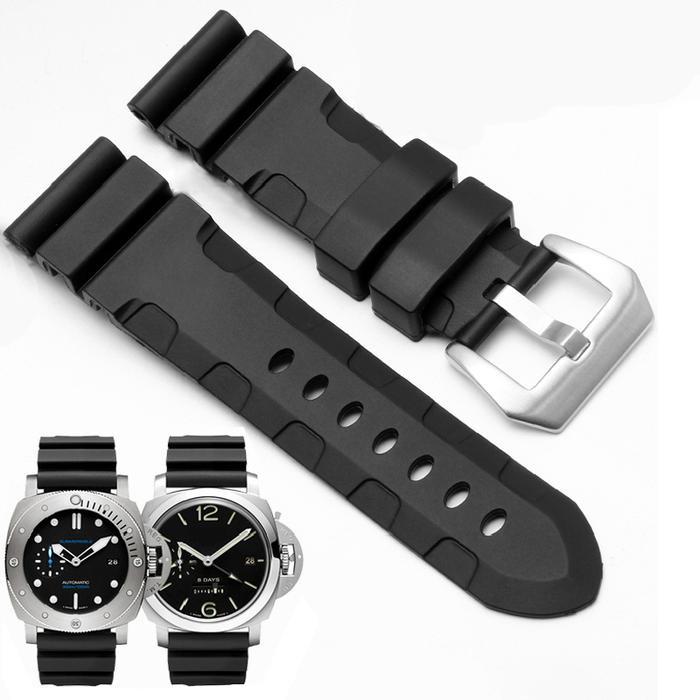 Jual High Quality Rubber Watch Strap for the Panerai Diving Series