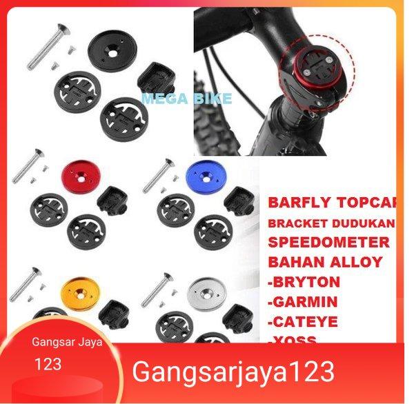 Gambar dudukan barfly speedometer top cap stem mount holder braket igpsports garmin bryton cat eye xoss cateye Extender Wireless bar fly mtb sepeda balap - Hitam dari Gangsarjaya123 undefined Tokopedia