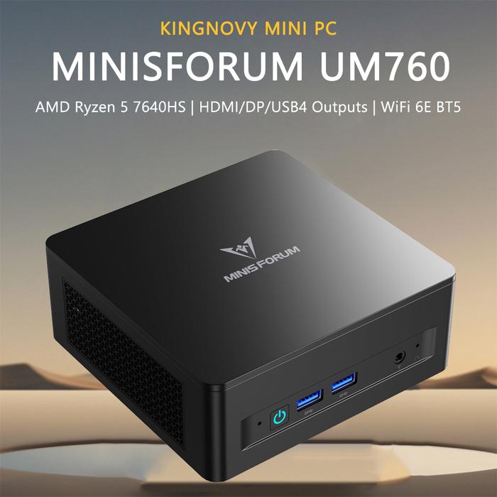 Jual MINISFORUM DeskMini UM760 Slim Mini PC AMD Ryzen 7640HS