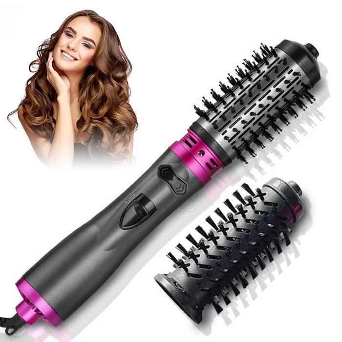 Multifunctional In Hot Air Brush Automatic Rotating Curler Round  Rotating Rotating Hair Brush Hot Air Dryer Volumizer Styler
