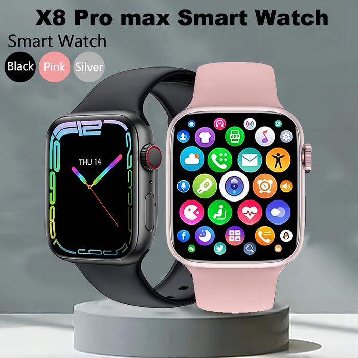 Smart Watch X8 Pro Max Answer Call Sport Fitness Tracker Custom Dial  Smartwatch Men Women Gift For Android Ios Pk Iwo 27 X8 T500