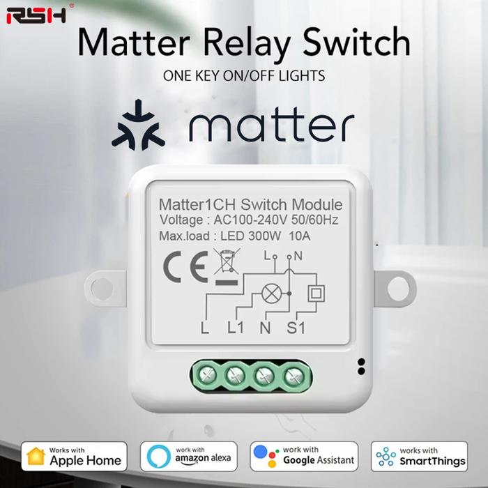 Jual Matter Smart Switch Module Wireless Control Relay Breaker