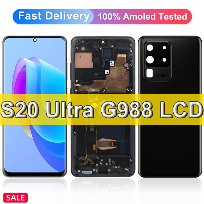 Jual S20 Ultra Super Amoled Screen for Samsung Galaxy S20 Ultra 5G