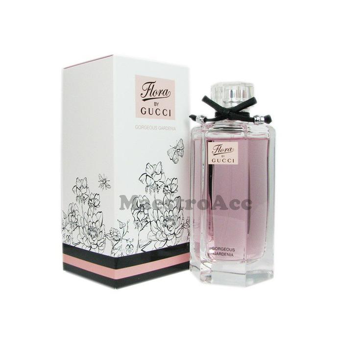New Flora Gucci Gorgeous Gardenia Parfum Edt Wanita 100ml